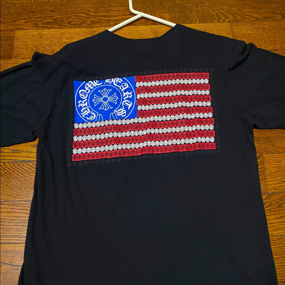 Chrome Hearts USA Long Sleeve Tee